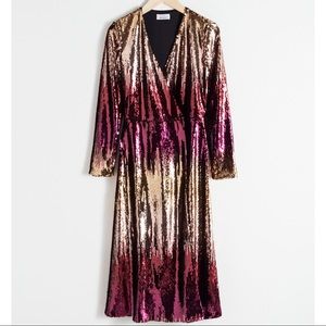 NEW & Other Stories Sequin Dress